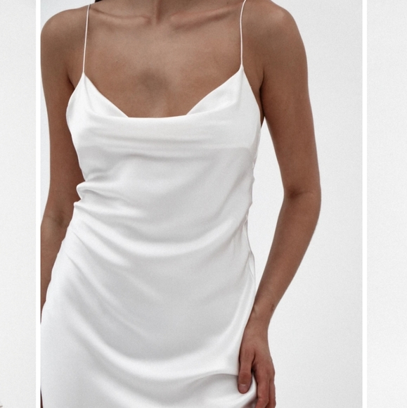 NWOT! Natalie Rolt 100% Silk mini dress - Picture 2 of 8